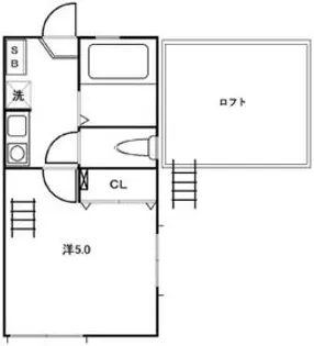 G・Aタウン県立大学Ⅱ【2階】の間取り
