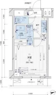 メインステージ府中中河原駅前【2階】の間取り