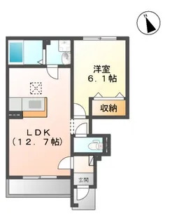 メゾン・ファヴール【1階】の間取り