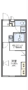 レオパレス二川sta W【204号室】の間取り