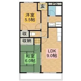 P&Kマンション【3階】の間取り