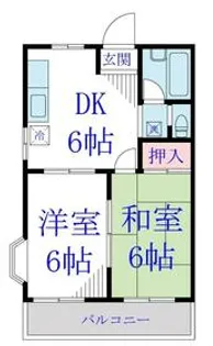 アズ・オーパス【105号室】の間取り