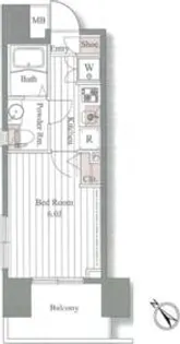 ドゥーエ大森【3階】の間取り