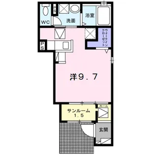 アルカンシエル・Y【1階】の間取り