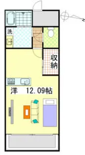 SGクレスト吉川美南【3階】の間取り