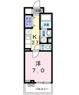 グレイス【304号室】の間取り