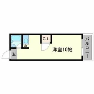 グリーン蛍【1階】の間取り