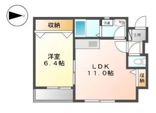 ベルメゾンAZ【1階】の間取り