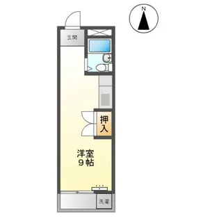 リバティハイツみずの【3階】の間取り