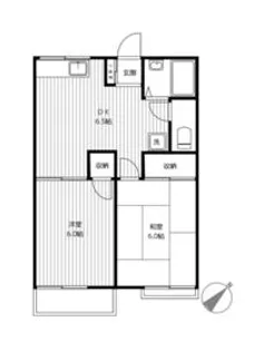 グランデュールドーマB棟【1階】の間取り