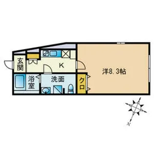 コンポジット久が原【2階】の間取り