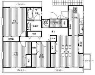 森本ビル【301号室】の間取り
