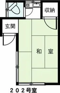 パインハイツ【2階】の間取り