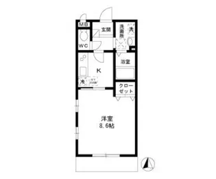 パークサイド若宮C棟【1階】の間取り