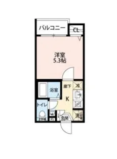 グランクオール蒲田【2階】の間取り