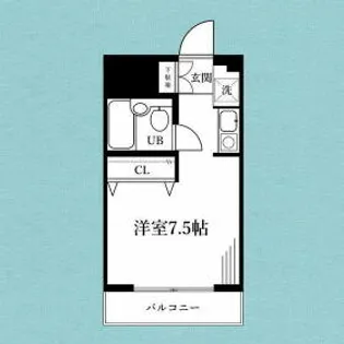 ブランニュー青葉台【1階】の間取り