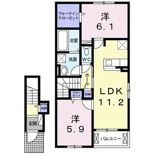 フェアリーズ ヒル LM Ⅰ【2階】の間取り