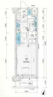 メインステージ横濱黄金町【3階】の間取り