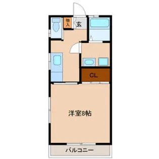 ヴィレッジ大森A棟【1階】の間取り