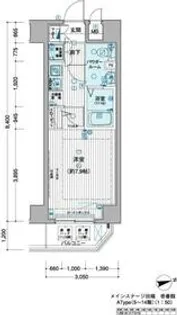 メインステージ田端壱番館【8階】の間取り