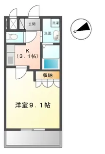 クレア【2階】の間取り