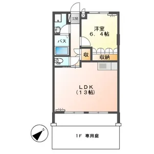 サン・グレイスヴィラ【1階】の間取り