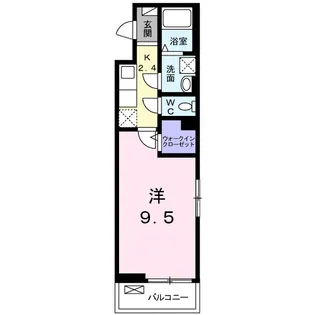 トワ レジデンス【2階】の間取り