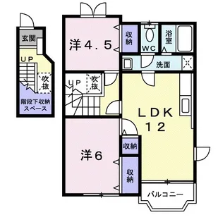 COPPIA・B【2階】の間取り