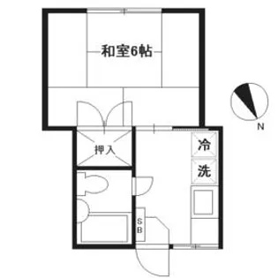メゾン美杉【102号室】の間取り