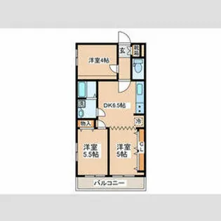 セザールさがみ野(410)【4階】の間取り