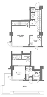 コンフォリア中野【1階】の間取り
