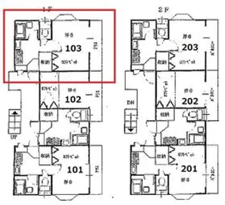 クレセントハイツ関町北【1階】の間取り