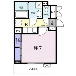 MGM.Ⅶ【201号室】の間取り