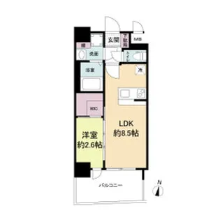 セレニテ西中島アリア壱番館【7階】の間取り