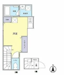 FAIR北小岩 B棟【2階】の間取り