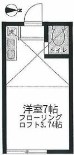 ユナイト川崎大師エル・パティオ【1階】の間取り