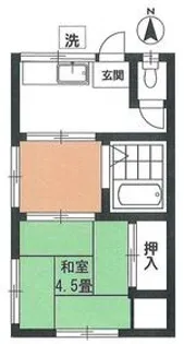 さつきコーポ【2階】の間取り