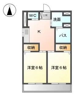 グランフィール【2階】の間取り