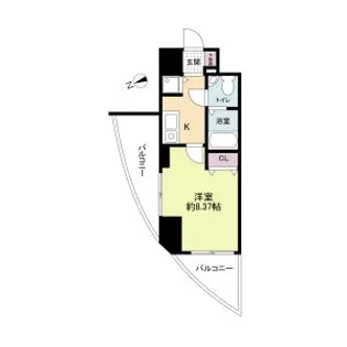 セレニテ新大阪弐番館【3階】の間取り
