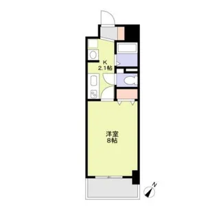 テルミオ常滑【510号室】の間取り