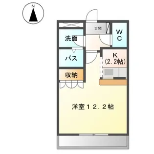 ピュアクリスタル【1階】の間取り