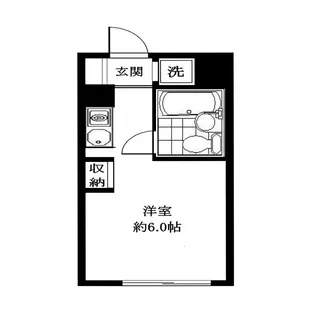 小机フラワーハイツ【1階】の間取り