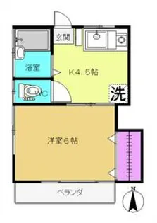 白梅荘【2階】の間取り