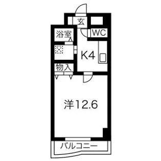 ランドマーク西町【3階】の間取り