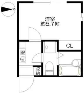 クレスト七島【1階】の間取り