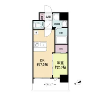 セレニテ江坂アリア【4階】の間取り