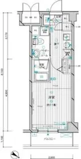 メインステージ川崎Ⅲ【4階】の間取り