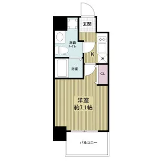 サムティ江坂JuReve【6階】の間取り