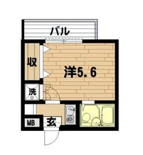 ベルトピア南浦和【1階】の間取り