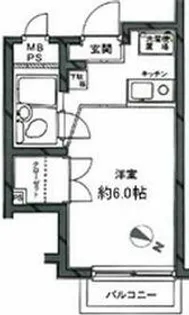 日神パレステージ代田橋【1階】の間取り
